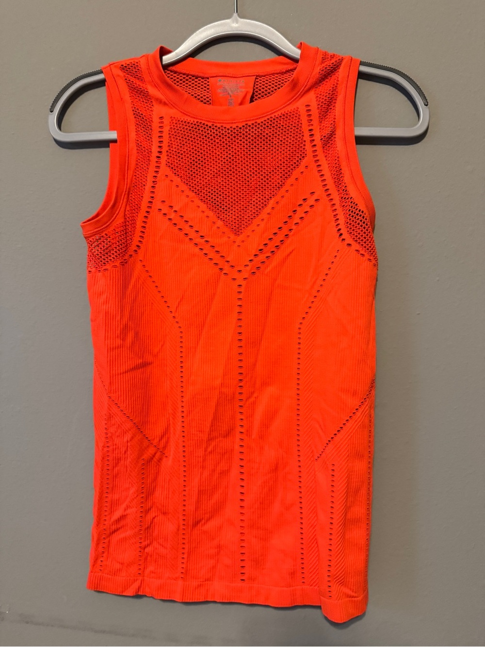 Athleta Bright Orange Sleeveless Performance Tank